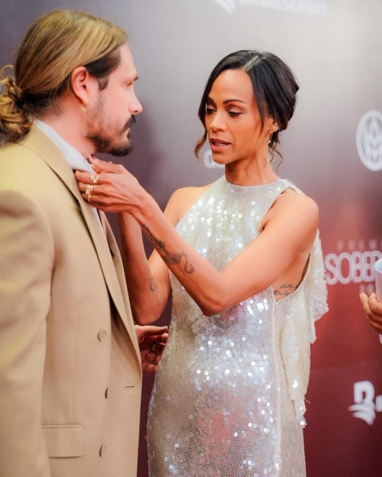 Esposo de Zoe Saldaña viajó escondido a RD para hablar con su familia antes del matrimonio