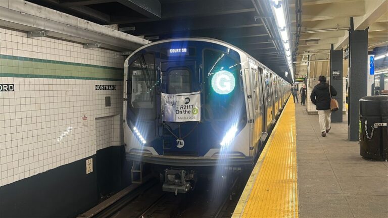 La MTA estrena nuevo modelo de tren para la línea ‘G’