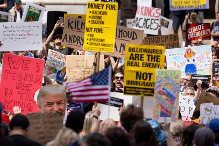 Protesta contra Trump en Nueva York se opone al “odio” y la “censura”