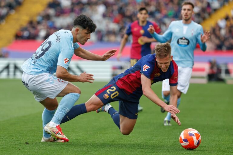 ¿Fue penal la jugada que le dio el triunfo al FC Barcelona ante Celta?