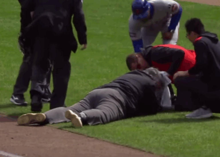 Umpire recibe pelotazo en la cabeza (video) – #DeInteres   #FVDigital