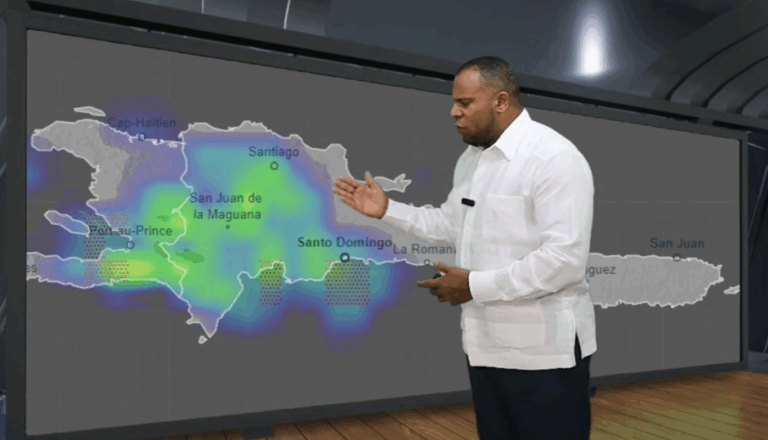 Clima en RD: Aguaceros significativos este jueves   #FVDigital