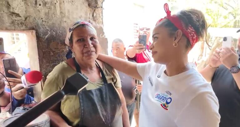 Emprendedora de El Manguito celebra apoyo de la Alcaldía SDN