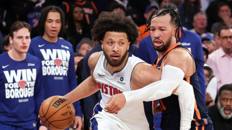 Pistons derrotan 3-2 a los New York Knicks en juego en Detroit