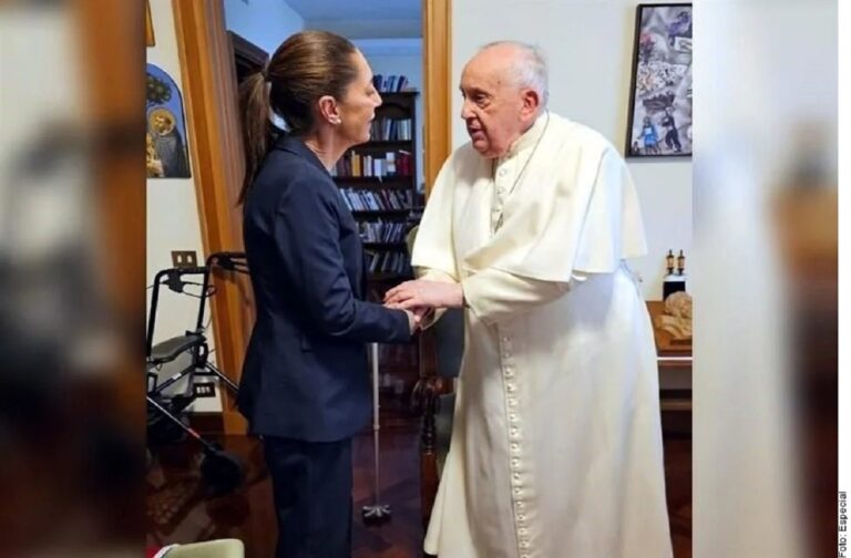 Sheinbaum lamenta la muerte del papa Francisco y lo recuerda como un humanista que estuvo cerca de los más pobres #FVDigital