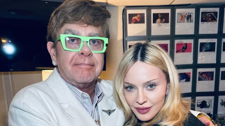 Elton John y Madonna arreglan sus diferencias tras 20 años de enemistad