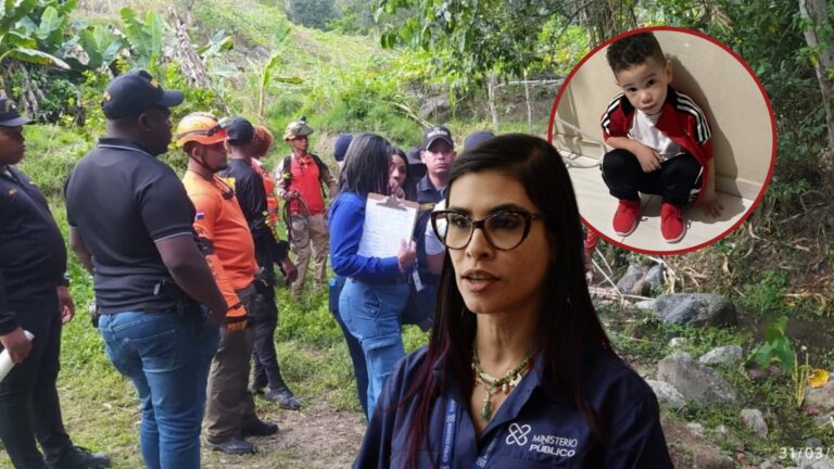 Magistrada Diná Llavería se reúne por varias horas con unidades de búsqueda de niño desaparecido en Manabao