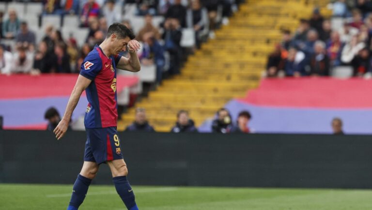 Barcelona sin Lewandowski: No jugará Champions League ni la final de la Copa del Rey