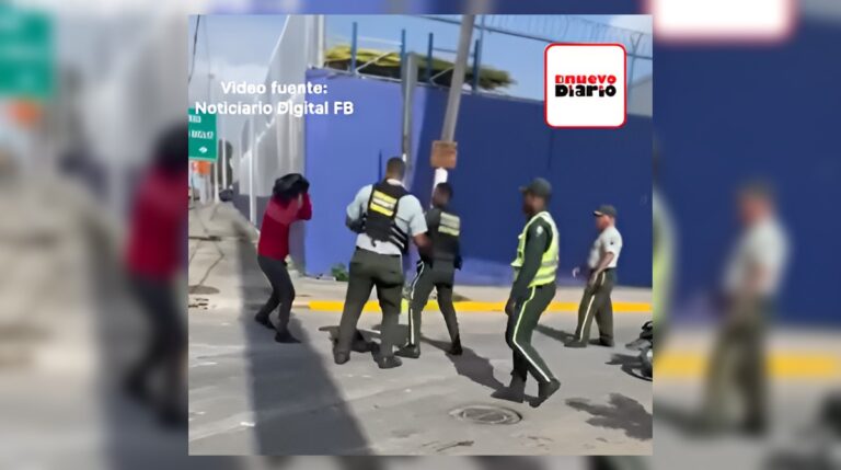 Enfrentamiento entre ciudadano y agentes de Digesett en el Distrito Nacional #FVDigital #FelixVictorino