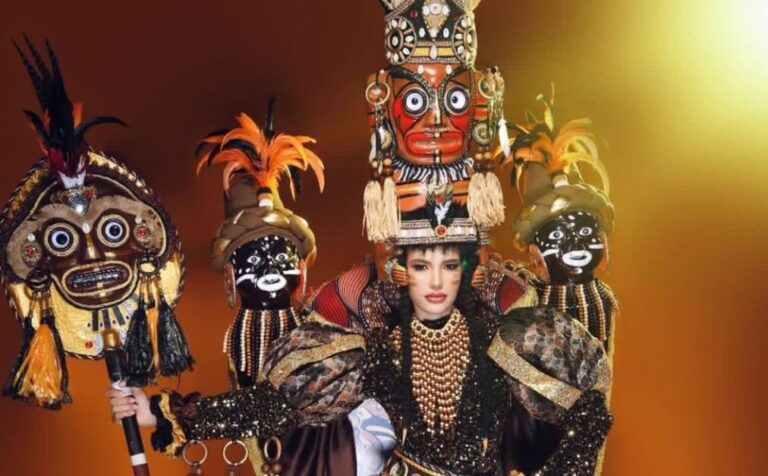 Mayra Delgado, Miss Mundo RD se destaca en la gala inaugural