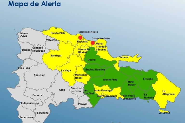COE incrementa alertas ante posibles crecidas de ríos, arroyos y cañadas
