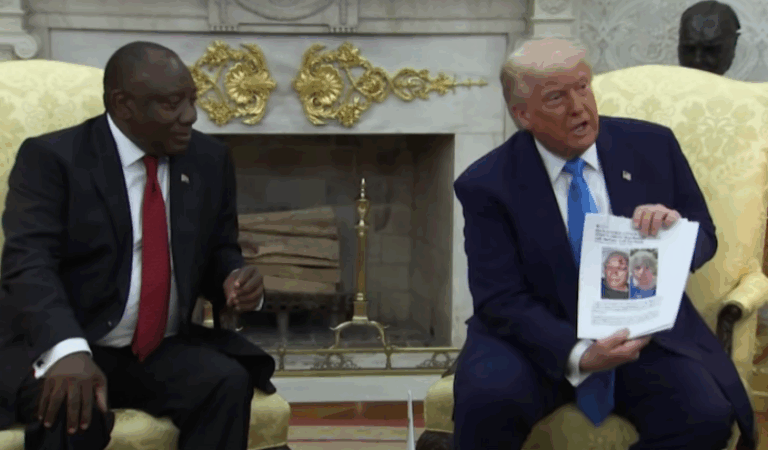 Foto del ‘genocidio’ blanco mostrada por Trump no es de Sudáfrica – #DeInteres   #FVDigital