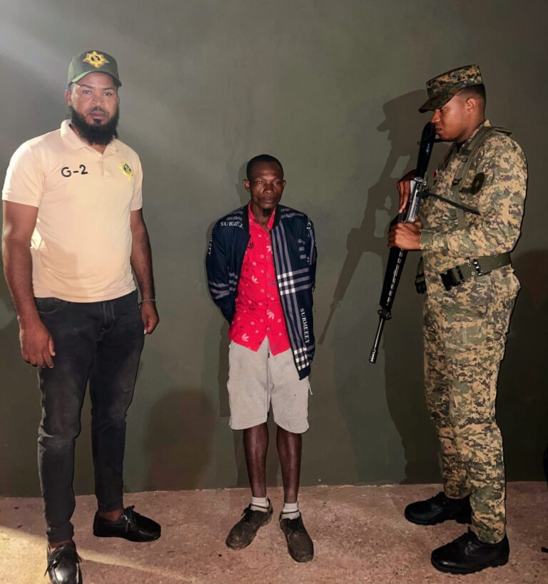 Apresan haitiano que llevaba a 8 indocumentados y trató de sobornar a militares 