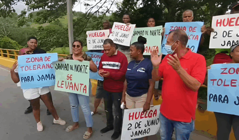 Convocan huelga en Jamao al Norte para exigir habilitación de zona de tolerancia