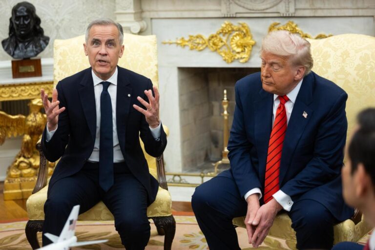 Donald Trump respondió a Mark Carney tras negarse a vender Canadá