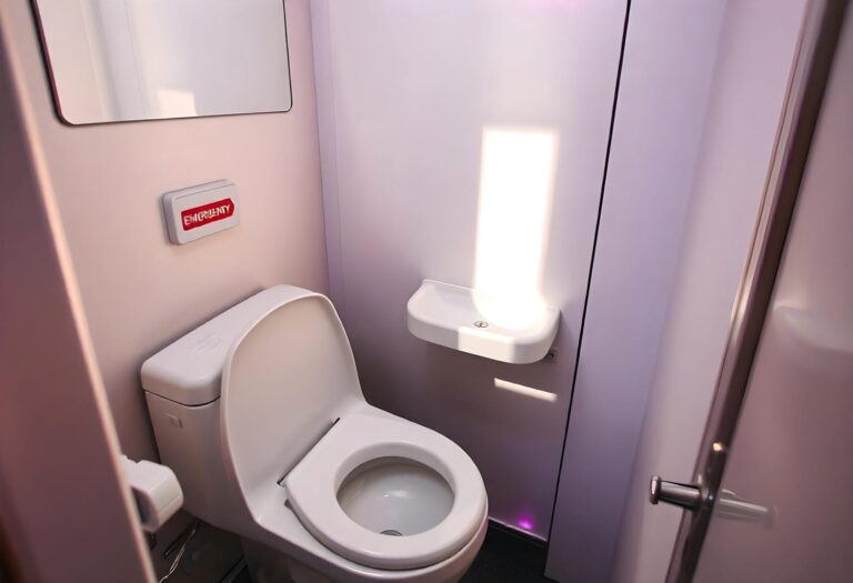 #Salud: Esto es lo que sucede cuando aprietas el botón del inodoro en un avión