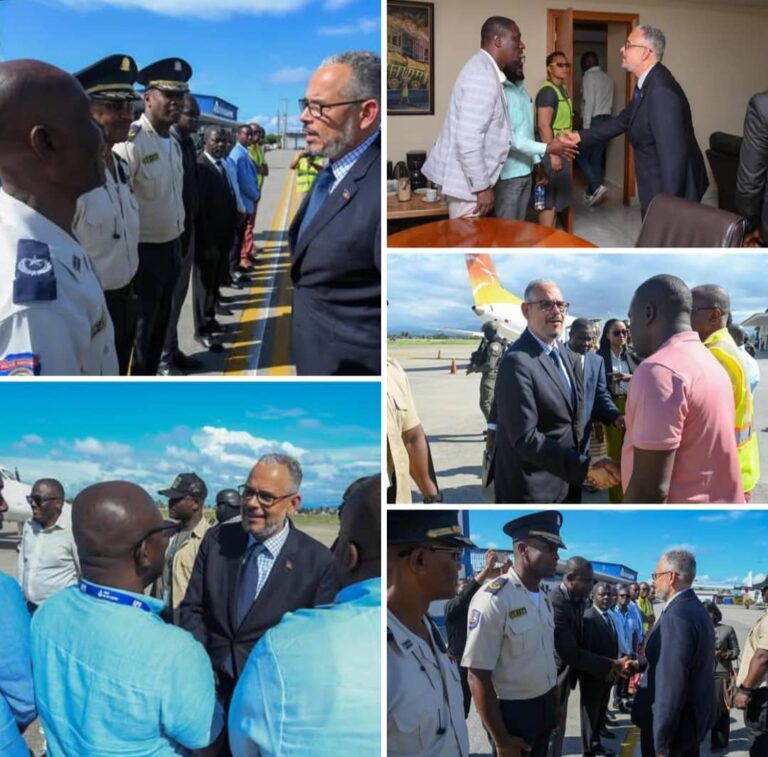 Primer Ministro de Haití lleva mensaje de diálogo y unidad a Cabo Haitiano en el Día de la Bandera