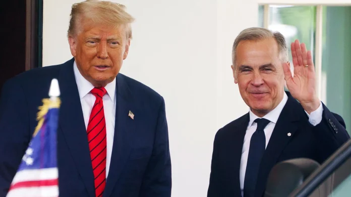 el-presidente-de-eeuu-donald-trump-saluda-al-primer-ministro-canadiense-mark-carney-en-la-casa-blanc.webp