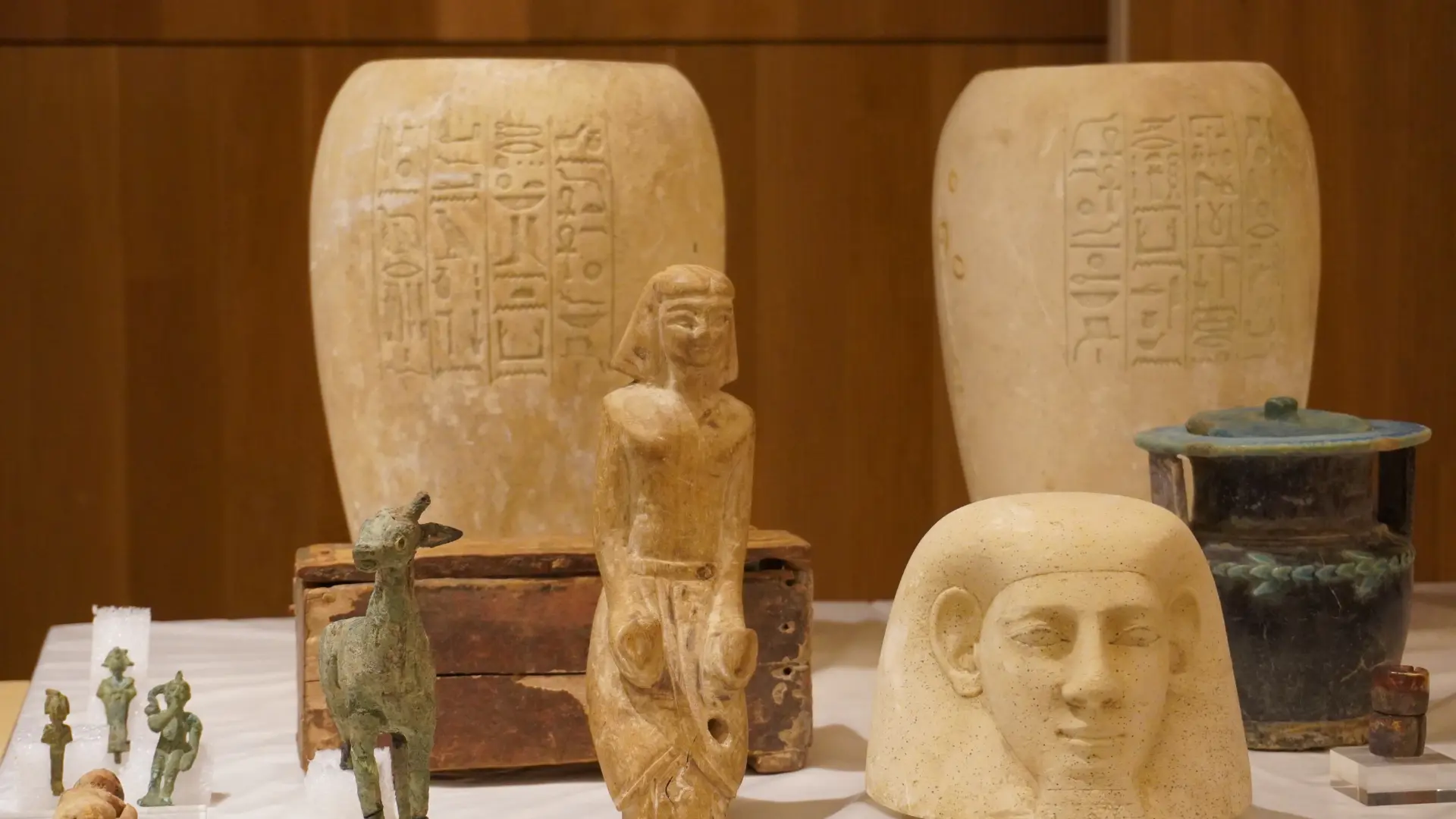 #Mundo:Egipto recupera 25 piezas de hasta 3.300 años de antigüedad extraídas del contrabando