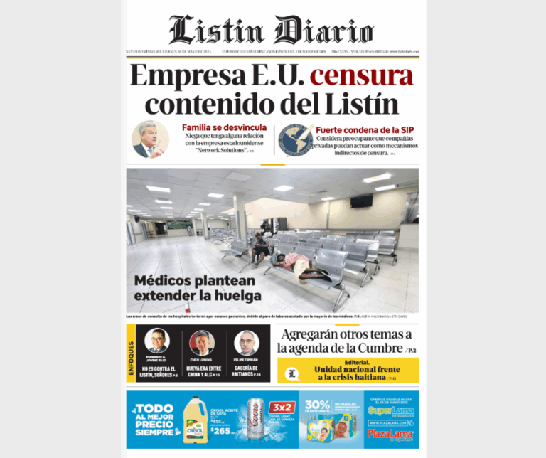 Colegio de Periodistas califica de “chantaje” amenaza de censura al Listin – #DeInteres   #FVDigital