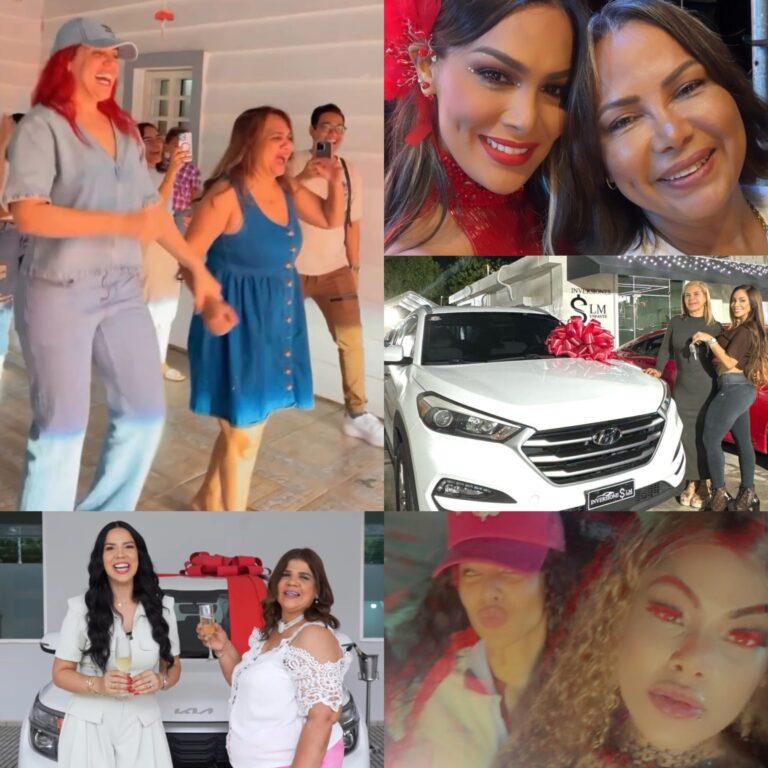 ¡Mamá, súbete que este carro es tuyo! Mamacitas que han regalado vehículos a sus madres