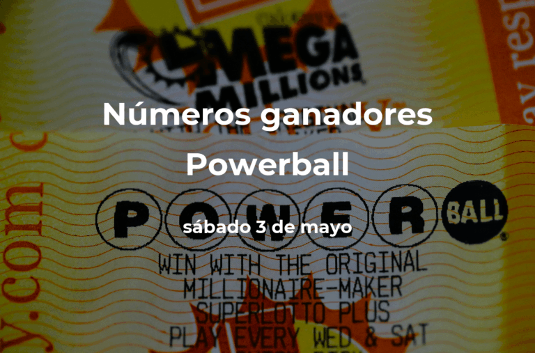 Powerball en vivo: premio y números ganadores del sábado 3 de mayo de 2025 #FVDigital
