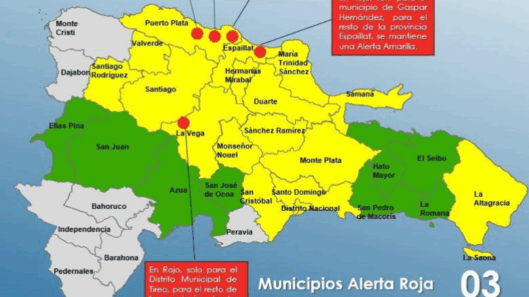 RD: Colocan cinco localidades en alerta roja – #DeInteres   #FVDigital