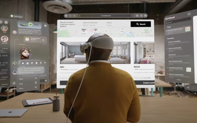 El Apple Vision Pro permitirá navegar sus apps solo con la mirada