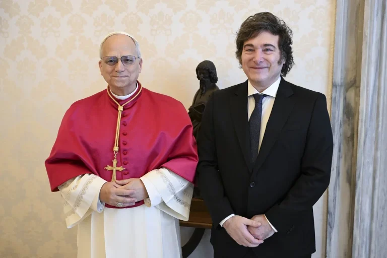 León XIV y Milei abordan la lucha contra la pobreza y a favor de la cohesión social