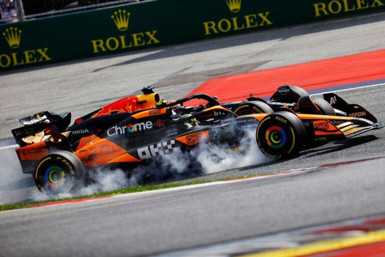 Lo que dicen las normas para adelantar por dentro y por fuera en la F1 #F1 #FVDigital