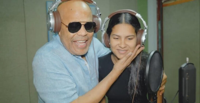 Hija menor de Rubby Pérez