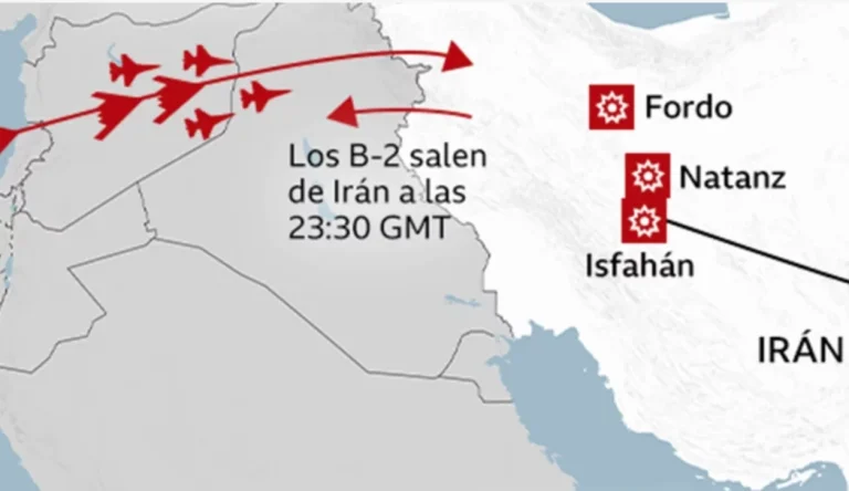 Los mapas y gráficos de cómo fue “Martillo de Medianoche”
