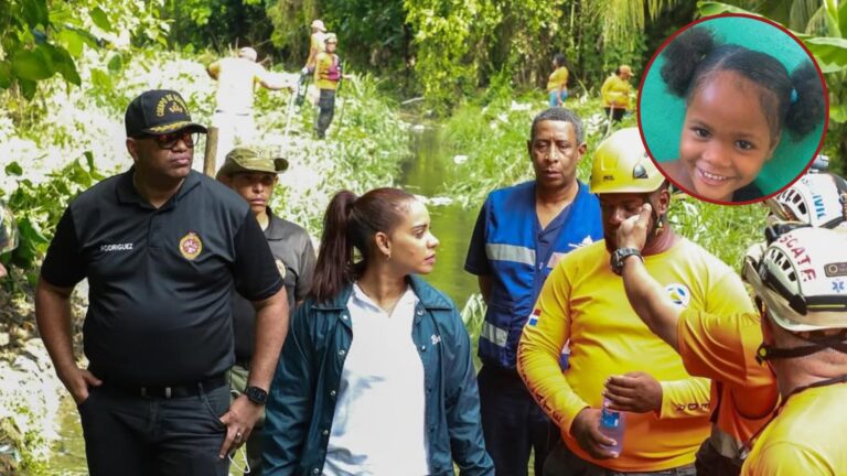 Alcaldesa SDN encabeza supervisión de búsqueda de menor arrastrada por cañada