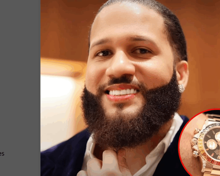 El exponente urbano Alfa “El Jefe” muestra nuevo look y reloj Rolex, valorado en 450 mil dólares.