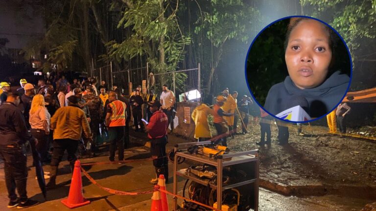 “No puedo decir cómo pasó, yo estaba trabajando cuando me llamaron”, madre de niña arrastrada por cañada en SDN