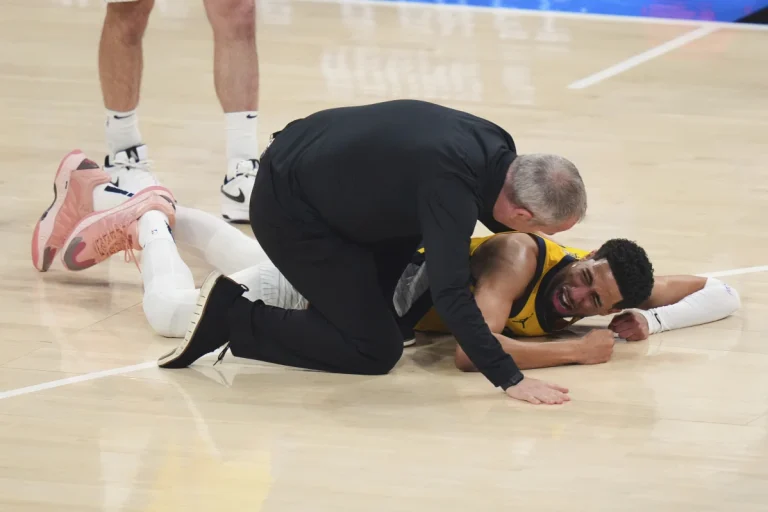 Tyrese Haliburton sufre grave lesión en el Juego 7 de las Finales NBA y queda fuera del partido decisivo #FVDigital