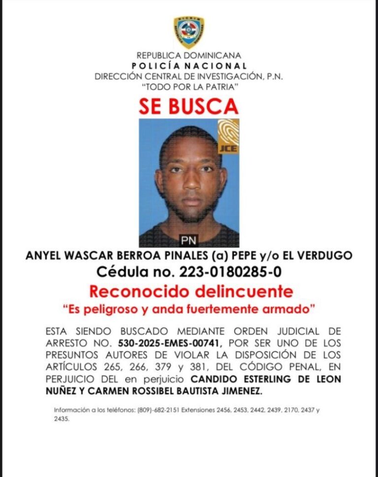 Policiales: Policía Nacional apresa en Santiago a presunto autor de homicidio ocurrido en San Luis; se le ocupó arma de fuego utilizada en el hecho