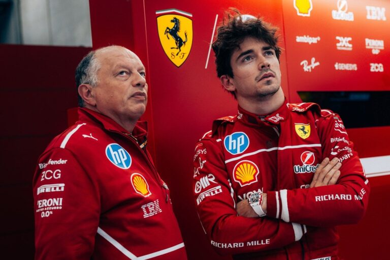 Leclerc se niega a compararse con Hamilton y aprueba la renovación de Vasseur #F1 #FVDigital