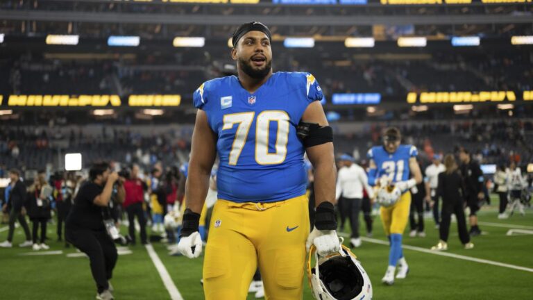 Rashawn Slater firma por $114 millones de dólares con los Chargers y es el liniero ofensivo mejor pagado #FVDigital