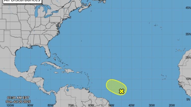 Indomet vigila onda tropical con potencial ciclónico al este de las Antillas Menores