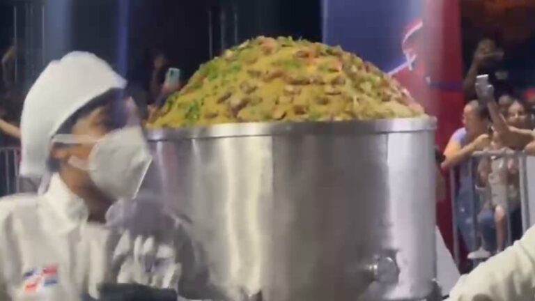 ¡Dominicana lo logró! Santiago rompe Récord Guinness con el mofongo más grande del mundo