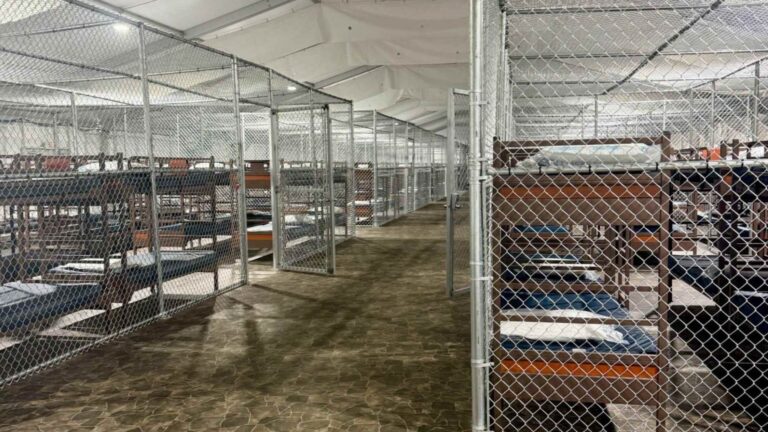 Centro de detención en EE. UU. mantiene a 750 migrantes en jaulas, según legisladores