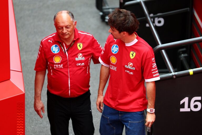 Vasseur elogia la autocrítica de Leclerc, pero en ocasiones es “demasiado” #F1 #FVDigital