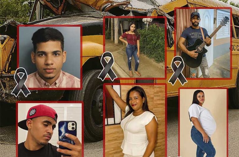Aumentan a seis los fallecidos del accidente en Jamao