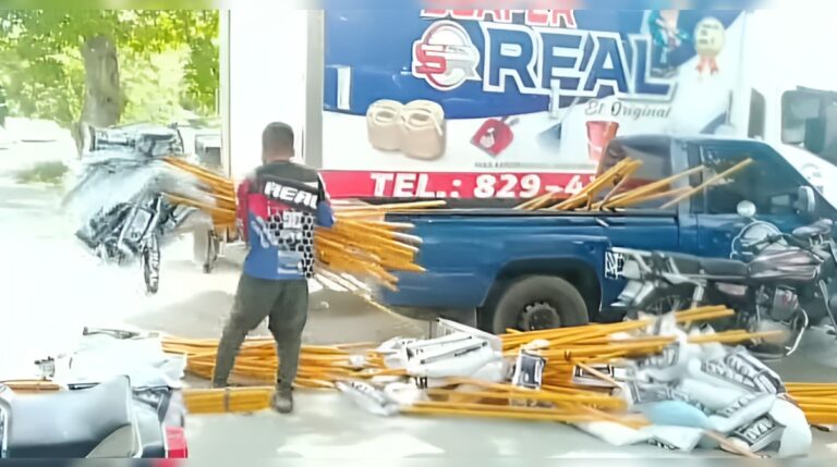 Hombres encapuchados sustraen dinero en fábrica de limpieza en Santiago #FVDigital #FelixVictorino