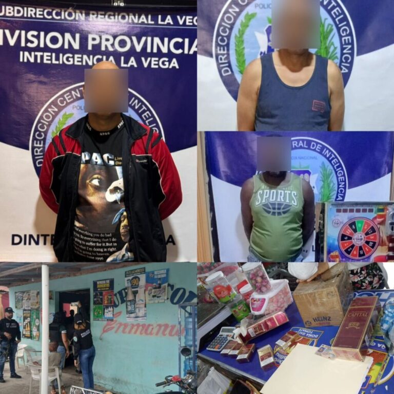 Policiales: DINTEL La Vega realiza varios allanamientos en seguimiento a casos judiciales y actividades ilícitas