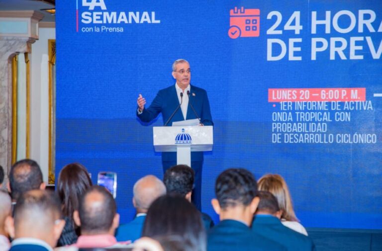 Presidente Abinader destaca que saneamiento de cañadas salva vidas durante tormenta Melissa