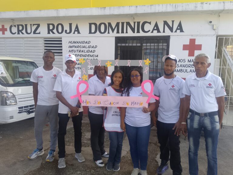 Cruz Roja Santo Domingo Oeste conmemora Día Mundial del Cáncer de Mama con jornada de concienciación