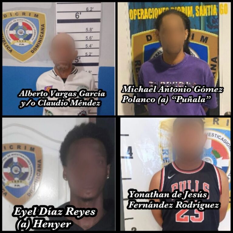 Policiales: Policía Nacional ejecuta cuatro órdenes de arresto por robo, atraco y estafa en distintos sectores de Santiago