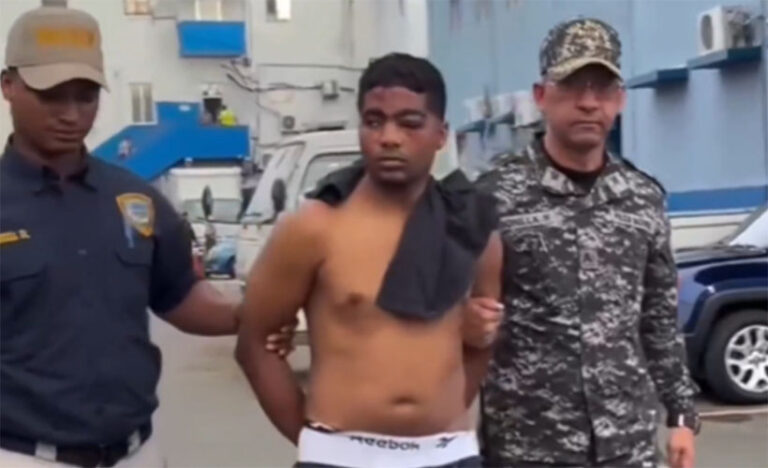 Detenido por agresión con perdigones en la UASD recibe atención médica tras su arresto